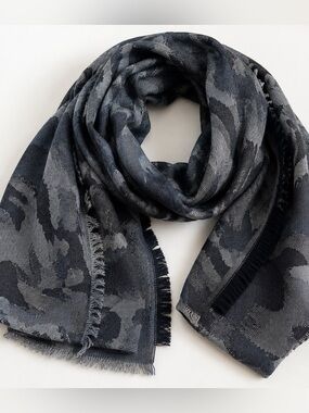 Zadig Gray Camouflage Scarf